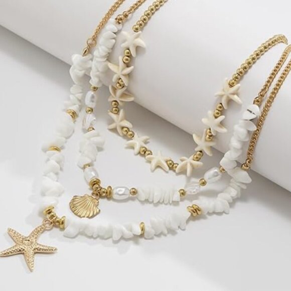 Ocean-Inspired Beach Charm Necklace - Picture 5 of 5